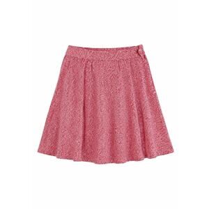 Vintage Talbots Floral Rayon A-Line Midi Skirt Pink White Cottagecore Boho Sz 18